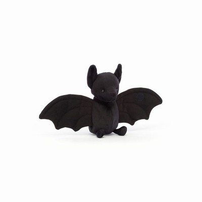 Jellycat Wrapabat Black USA | 25684AJRE